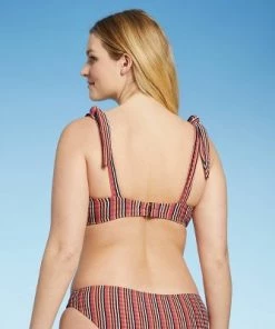 New 🧨 Women's Light Lift Square Neck Shoulder Tie Bralette Bikini Top - Shade & Shore™ Multi Stripe 🔔 29 New 🧨 Women's Light Lift Square Neck Shoulder Tie Bralette Bikini Top - Shade & Shore™ Multi Stripe 🔔 -Swimsuits Official Site unnamed file 4422