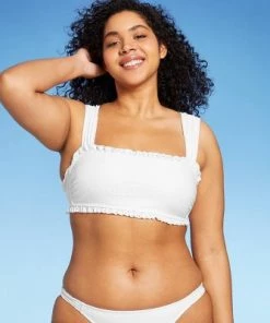 Budget 🎁 Juniors' Ruffle Eyelet Bralette Bikini Top - Xhilaration™ White 👍 16 Budget 🎁 Juniors' Ruffle Eyelet Bralette Bikini Top - Xhilaration™ White 👍 -Swimsuits Official Site unnamed file 4473