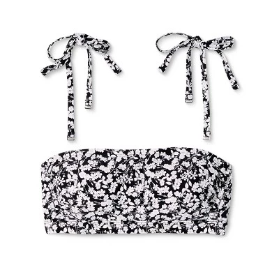 Flash Sale 🧨 Women's Shoulder Tie Bandeau Bikini Top - Kona Sol™ Black/White 😍 7 Flash Sale 🧨 Women's Shoulder Tie Bandeau Bikini Top - Kona Sol™ Black/White 😍 - Image 5