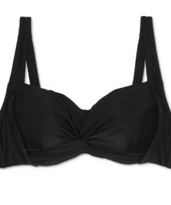 Best Pirce ✔️ Women's Plus Size Twist-Front Bikini Top - Kona Sol™ Navy 🧨 -Swimsuits Official Site unnamed file 4721