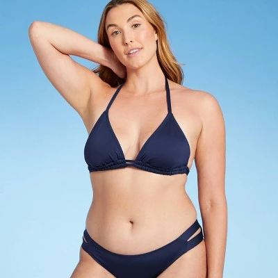 Wholesale ✔️ Women's Double Strap Bralette Bikini Top - Kona Sol™ Oxford Blue 🧨 5 Wholesale ✔️ Women's Double Strap Bralette Bikini Top - Kona Sol™ Oxford Blue 🧨 - Image 3