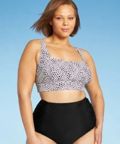 Best deal 🎁 Women's Plus Size Square Neck Scoop Bikini Top - Kona Sol™ Beige 🛒 -Swimsuits Official Site unnamed file 4842