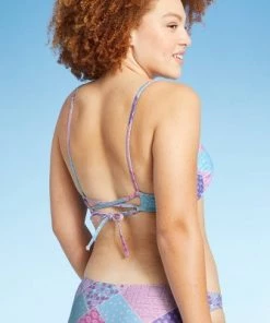 Cheapest ✨ Juniors' Bralette Bikini Top - Xhilaration™ Multi Paisley Print ⌛ -Swimsuits Official Site unnamed file 4876