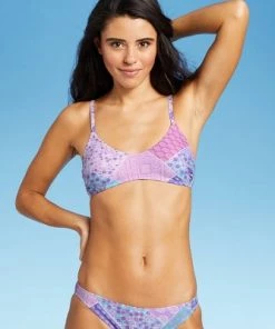 Cheapest ✨ Juniors' Bralette Bikini Top - Xhilaration™ Multi Paisley Print ⌛ -Swimsuits Official Site unnamed file 4880