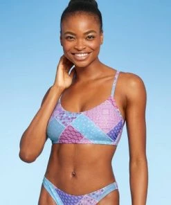 Cheapest ✨ Juniors' Bralette Bikini Top - Xhilaration™ Multi Paisley Print ⌛ -Swimsuits Official Site unnamed file 4884
