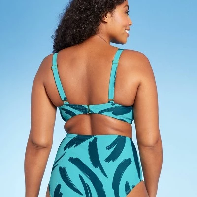 Best deal 🎉 Women's Straight Neck Bikini Top - Kona Sol™ Blue 💯 6 Best deal 🎉 Women's Straight Neck Bikini Top - Kona Sol™ Blue 💯 - Image 4