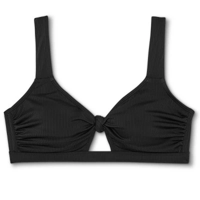 Top 10 😀 Juniors' Plus Size Ribbed Knot-Front Bralette Bikini Top - Xhilaration™ Neon Pink 💯 5 Top 10 😀 Juniors' Plus Size Ribbed Knot-Front Bralette Bikini Top - Xhilaration™ Neon Pink 💯 - Image 3