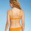 Outlet ✔️ Women's Lightly Lined Ribbed Twist-Front Bikini Top - Shade & Shore™ Golden Yellow 🛒 -Swimsuits Official Site unnamed file 5048