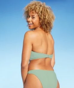 Promo 🎁 Women's V-Wire Bralette Bikini Top - Shade & Shore™ Light Green 🧨 -Swimsuits Official Site unnamed file 5189