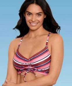 Deals 🔥 Women's Slimming Control Cinch-Front Crossback Bikini Top - Beach Betty by Miracle Brands White 🤩 -Swimsuits Official Site unnamed file 5263