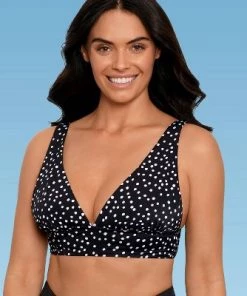 Best reviews of 😀 Women's Slimming Control Plunge V-Neck Bikini Top - Beach Betty by Miracle Brands Black 🎉 -Swimsuits Official Site unnamed file 5277