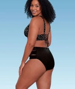 Best reviews of 😀 Women's Slimming Control Plunge V-Neck Bikini Top - Beach Betty by Miracle Brands Black 🎉 -Swimsuits Official Site unnamed file 5278