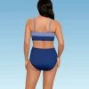 Deals ✔️ Women's Slimming Control Tie-Front Bikini Top - Beach Betty by Miracle Brands Blue ✨ -Swimsuits Official Site unnamed file 5282