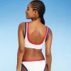 Deals 😍 Women's Blocked Trim Ribbed Bikini Top - Sea Angel White ✔️ -Swimsuits Official Site unnamed file 5311