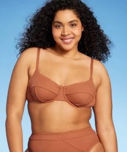 Best reviews of 💯 Women's Underwire Ribbed Textured Bikini Top - Sea Angel Orange ⭐ -Swimsuits Official Site unnamed file 5324