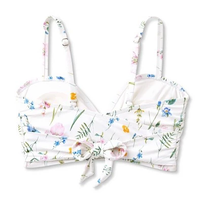 Discount 🔔 Women's Wrap Center Ring Bikini Top - Sea Angel White 🛒 8 Discount 🔔 Women's Wrap Center Ring Bikini Top - Sea Angel White 🛒 - Image 6