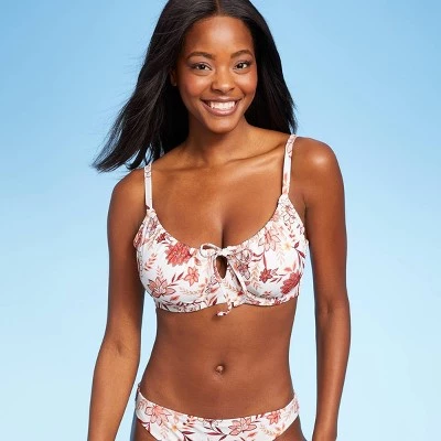 Budget ⌛ Women's Ruffle Underwire Bikini Top - Kona Sol™ Multi 🤩 14 Budget ⌛ Women's Ruffle Underwire Bikini Top - Kona Sol™ Multi 🤩 - Image 12