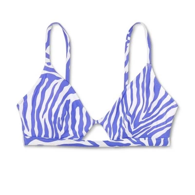 Top 10 ✔️ Women's Longline Keyhole Bralette Bikini Top - Shade & Shore™ Purple & White Animal Print 😍 7 Top 10 ✔️ Women's Longline Keyhole Bralette Bikini Top - Shade & Shore™ Purple & White Animal Print 😍 - Image 5