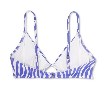 Top 10 ✔️ Women's Longline Keyhole Bralette Bikini Top - Shade & Shore™ Purple & White Animal Print 😍 8 Top 10 ✔️ Women's Longline Keyhole Bralette Bikini Top - Shade & Shore™ Purple & White Animal Print 😍 - Image 6