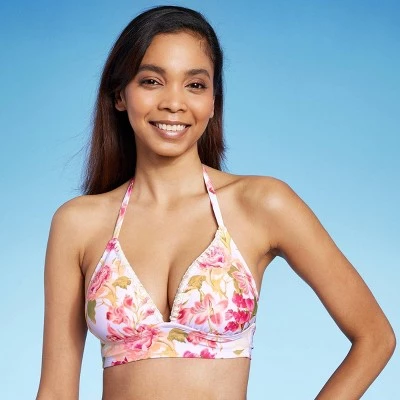 Cheap ❤️ Women's Timeless Spring Shell Stitched Print Triangle Halter Bikini Top - Kona Sol™ Multi ❤️ 4 Cheap ❤️ Women's Timeless Spring Shell Stitched Print Triangle Halter Bikini Top - Kona Sol™ Multi ❤️ - Image 2