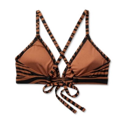 Wholesale 🤩 Women's Cross Back Tri Bikini Top - Kona Sol™ Black 🌟 8 Wholesale 🤩 Women's Cross Back Tri Bikini Top - Kona Sol™ Black 🌟 - Image 6