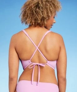 Best Pirce ✨ Women's Tie-Front Bralette Bikini Top - Shade & Shore™ Light Pink 💯 29 Best Pirce ✨ Women's Tie-Front Bralette Bikini Top - Shade & Shore™ Light Pink 💯 -Swimsuits Official Site unnamed file 5483