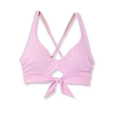 Best Pirce ✨ Women's Tie-Front Bralette Bikini Top - Shade & Shore™ Light Pink 💯 7 Best Pirce ✨ Women's Tie-Front Bralette Bikini Top - Shade & Shore™ Light Pink 💯 - Image 5