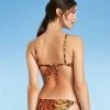 Best Sale ✨ Women's Triangle Bikini Top - Shade & Shore™ Tiger Print 🎉 -Swimsuits Official Site unnamed file 5545