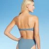 Top 10 ✨ Women's Ring-Front Crepe Textured Bandeau Bikini Top - Shade & Shore™ Blueberry 🧨 -Swimsuits Official Site unnamed file 5569