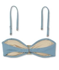 Top 10 ✨ Women's Ring-Front Crepe Textured Bandeau Bikini Top - Shade & Shore™ Blueberry 🧨 -Swimsuits Official Site unnamed file 5574