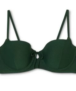 Best Pirce ⌛ Women's Light Lift Tie-Front Keyhole Pique Textured Bikini Top - Shade & Shore™ Dark Green 🔥 38 Best Pirce ⌛ Women's Light Lift Tie-Front Keyhole Pique Textured Bikini Top - Shade & Shore™ Dark Green 🔥 -Swimsuits Official Site unnamed file 5608