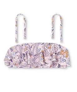 Best deal ⌛ Women's Double Ruffle Bandeau Bikini Top - Kona Sol™ Multi ❤️ -Swimsuits Official Site unnamed file 5685