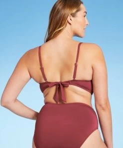 Cheapest ⭐ Women's Colorblock Twist Bikini Top - Kona Sol™ Enhanced Plum ❤️ -Swimsuits Official Site unnamed file 5767