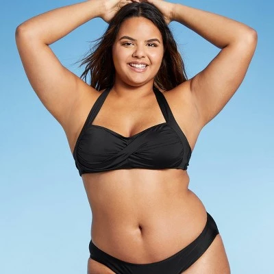 Wholesale 🤩 Women's Twist Halter Bikini Top - Kona Sol™ Black 👏 5 Wholesale 🤩 Women's Twist Halter Bikini Top - Kona Sol™ Black 👏 - Image 3