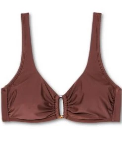 Best Pirce 🔥 Women's Rectangle Bralette Bikini Top - Kona Sol™ Mulberry Brown 🤩 -Swimsuits Official Site unnamed file 5810