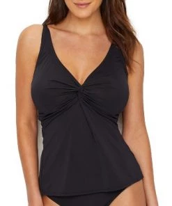 Promo π Sunsets Women's Black Forever Underwire Tankini Top - 77EFG-BLK βοΈ