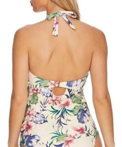 Flash Sale 🔥 Sunsets Women's Island Life Muse Halter Underwire Tankini Top - 73D-ISLLI 🎉