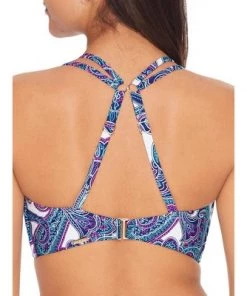 Best deal 💯 Sunsets Women's Regatta Paisley Taylor Underwire Bikini Top - 56D-REGPA 🛒
