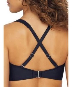 Top 10 👏 Birdsong Women's Onyx Tie Front Bikini Top - S10144-ONYX 🎉