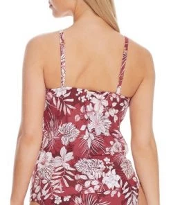 Best Pirce 🔥 Sunsets Women's Hawaiian Hideaway Crossroads Tankini Top - 79D-HAWHI 🔔
