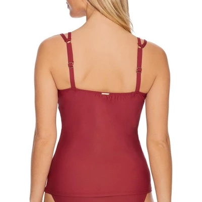 New 😀 Sunsets Women's Tuscan Red Taylor Underwire Tankini Top - 75D-TUSRE 😀 3 New 😀 Sunsets Women's Tuscan Red Taylor Underwire Tankini Top - 75D-TUSRE 😀