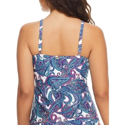 Hot Sale 👏 Sunsets Women's Regatta Paisley Forever Twist Underwire Tankini Top - 77D-REGPA 🔥 3 Hot Sale 👏 Sunsets Women's Regatta Paisley Forever Twist Underwire Tankini Top - 77D-REGPA 🔥