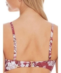 Flash Sale 😀 Sunsets Women's Hawaiian Hideaway Iconic Twist Bandeau Bikini Top - 55D-HAWHI ✔️
