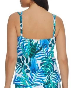 Hot Sale 🔥 Sunsets Women's Seascape Taylor Underwire Tankini Top - 75D-SEASC 🤩