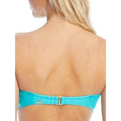 Promo 🤩 Sunsets Women's Seaside Aqua Iconic Twist Bandeau Bikini Top - 55D-SEAAQ ❤️ 3 Promo 🤩 Sunsets Women's Seaside Aqua Iconic Twist Bandeau Bikini Top - 55D-SEAAQ ❤️