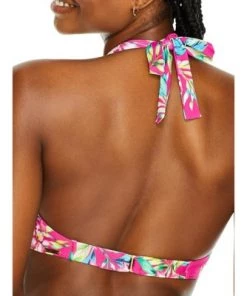 Brand new ⭐ Sunsets Women's Orchid Oasis Muse Halter Bikini Top - 51D-ORCOA 🌟
