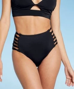 Best Pirce ❤️ Women's Knot Side High Waist Bikini Bottom - Shade & Shore™ Black 💯 23 Best Pirce ❤️ Women's Knot Side High Waist Bikini Bottom - Shade & Shore™ Black 💯 -Swimsuits Official Site unnamed file 599