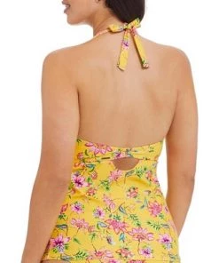 Brand new ⌛ Sunsets Women's Golden Hour Muse Halter Underwire Tankini Top - 73D-GOLHO ✔️