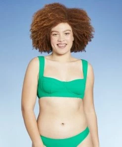 Best deal 🔔 Juniors' Faux Underwire Bralette Bikini Top - Xhilaration™ Vibrant Green ⭐ -Swimsuits Official Site unnamed file 6019