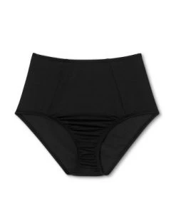 Outlet 🧨 Women's High Waist Medium Coverage Bikini Bottom - Kona Sol™ Black 🎉 -Swimsuits Official Site unnamed file 602